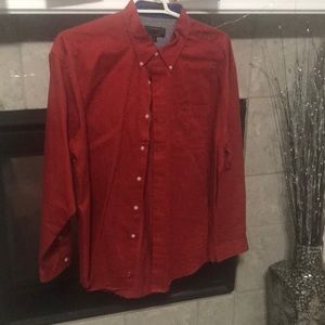 Alexander Julian. Brick red button down XXL